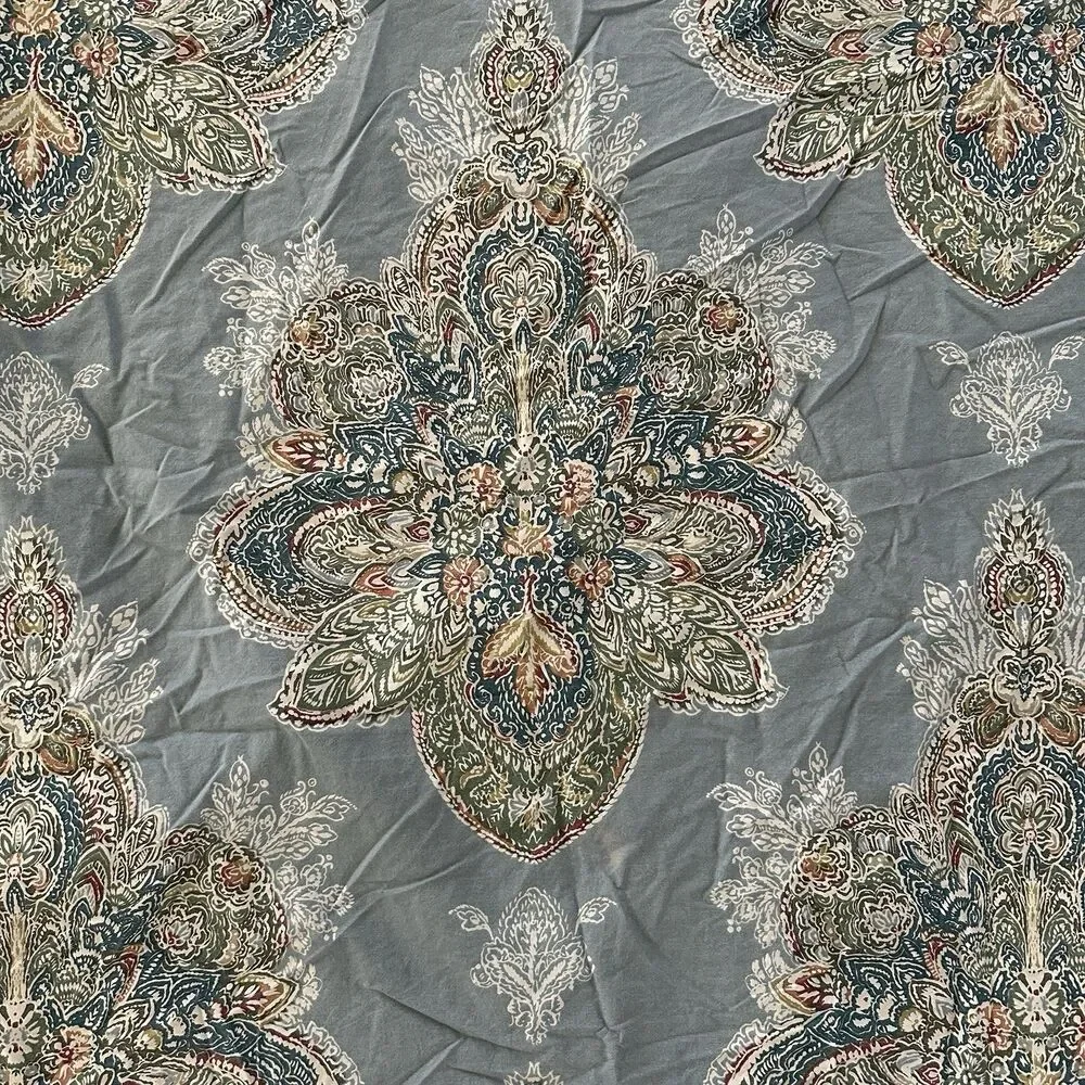 Pottery Barn Serrano Medallion (Blue) King Duvet Set w/ 2 Standard shams SUMMER